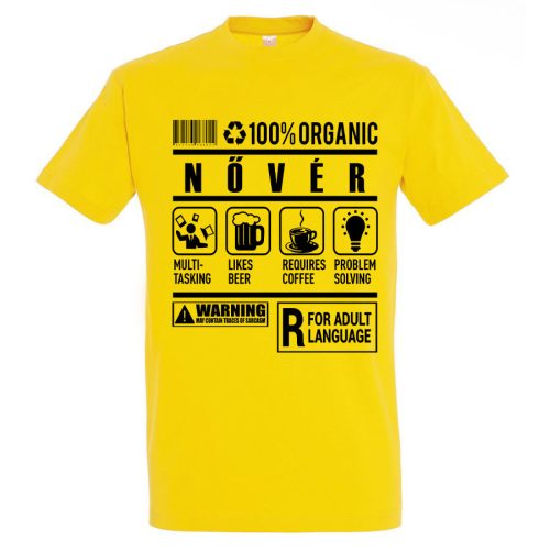 Nővér organic póló