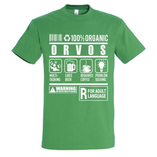 Orvos organic póló