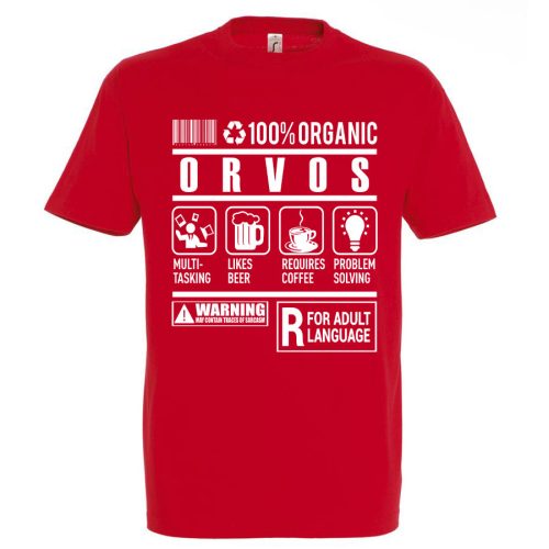Orvos organic póló
