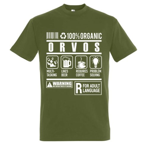 Orvos organic póló