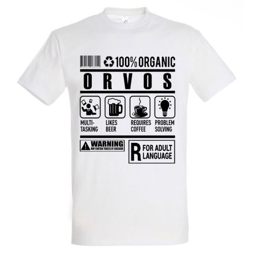 Orvos organic póló