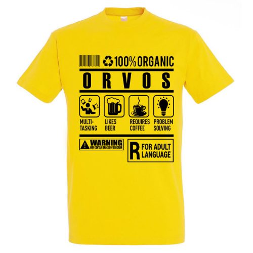 Orvos organic póló