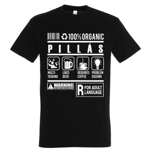 Pillás organic póló