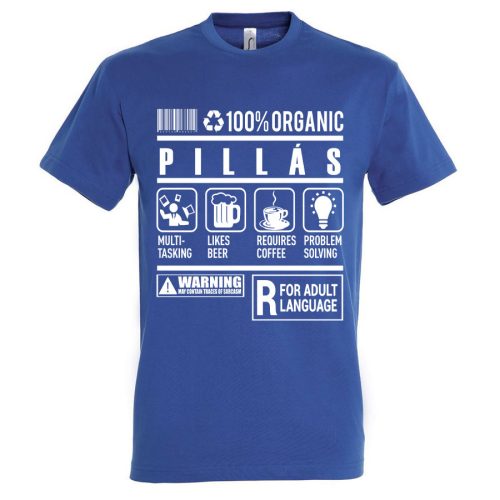 Pillás organic póló