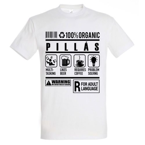 Pillás organic póló