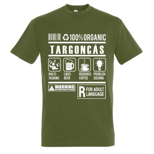 Targoncás organic póló