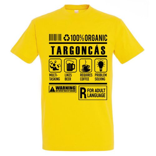 Targoncás organic póló