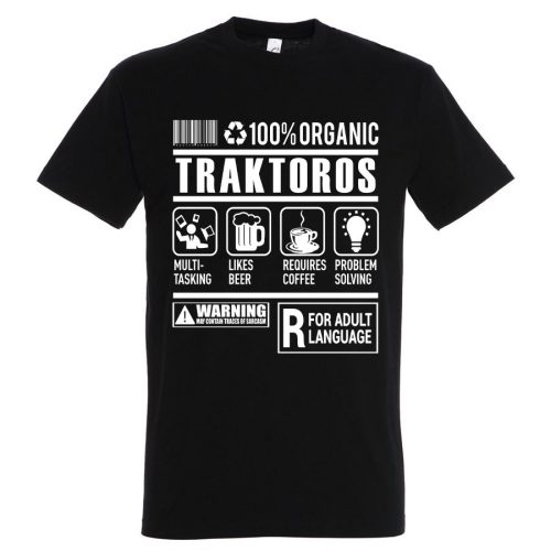 Traktoros organic póló