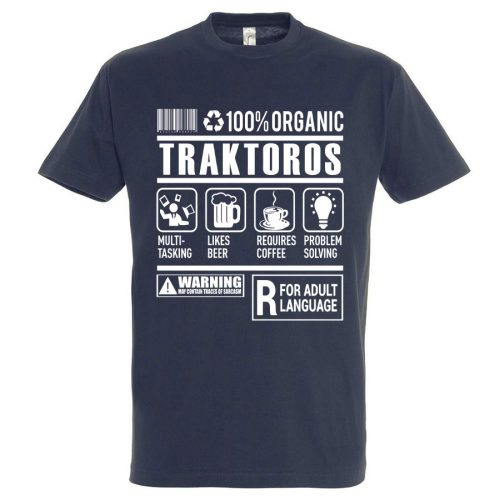Traktoros organic póló