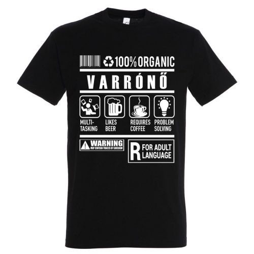 Varrónő organic póló