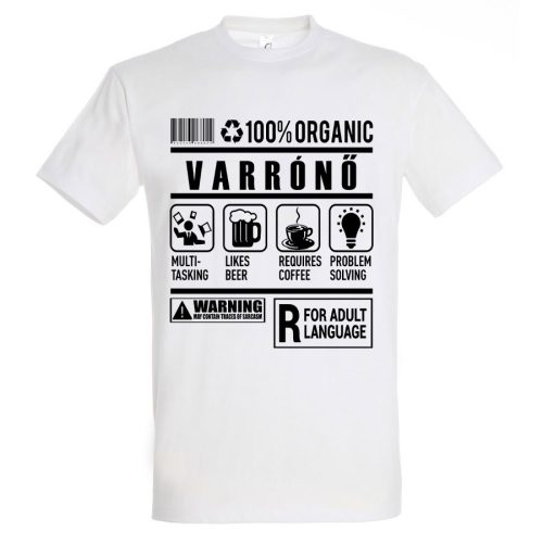 Varrónő organic póló