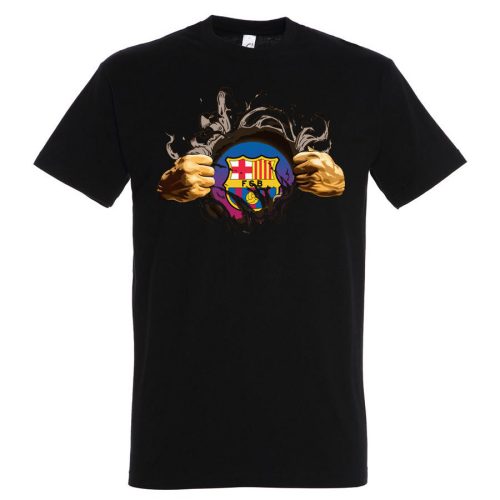 Barcelona tépett póló