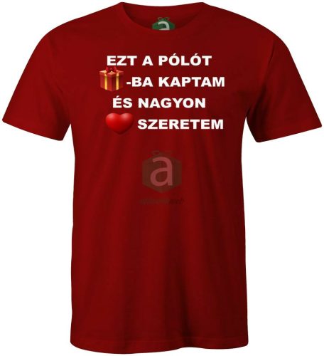 Ajándékba kaptam póló