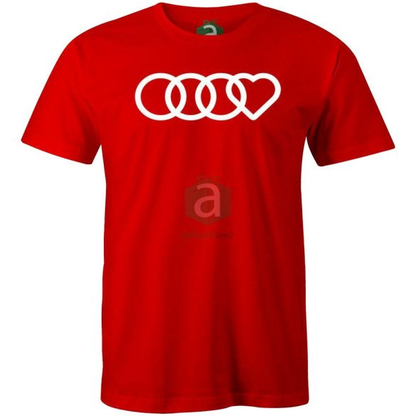 Audi szív póló