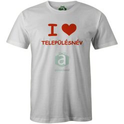 I Love településneves Bács-Kiskun megyei póló