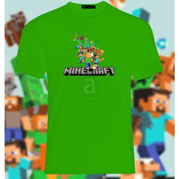 Minecraft póló