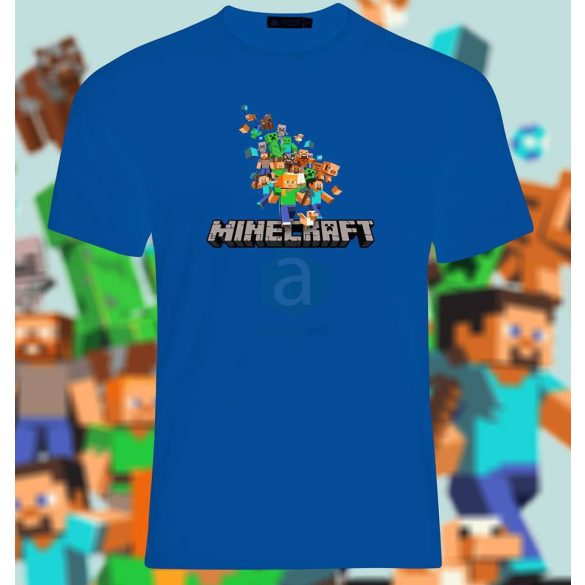 Minecraft póló
