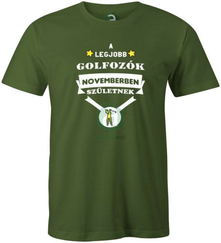 A legjobb golfozók születésnapi póló
