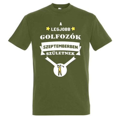 A legjobb golfozók születésnapi póló
