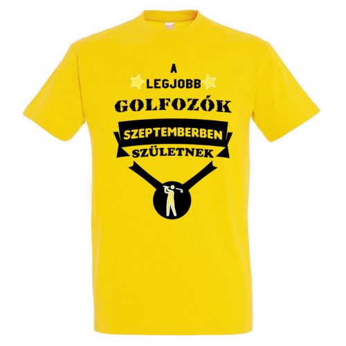 A legjobb golfozók születésnapi póló