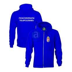   Magyarország Somogy megyei településneves zippzáras kapucnis pulóver