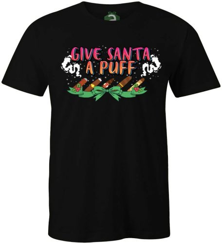 Give Santa A Puff póló