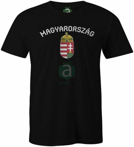 Magyarország címeres fekete póló