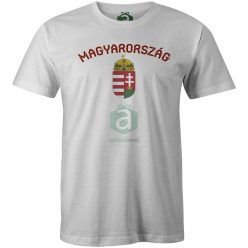 Magyarország címeres fehér póló