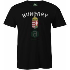 Hungary címeres fekete póló