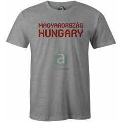 Magyarország Hungary szürke póló