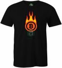 Bitcoin Fire póló