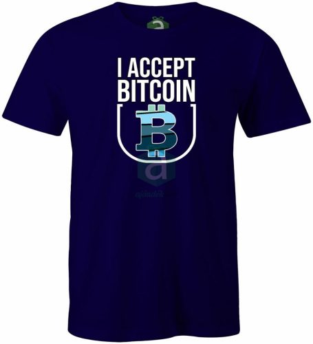 I Accept Bitcoin póló