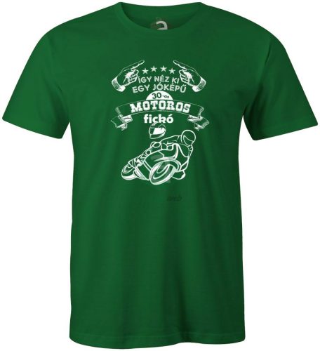 Így néz ki egy jóképű 30 as motoros póló