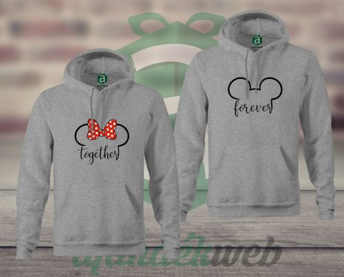 Forever Together páros kapucnis pulóver