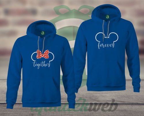 Forever Together páros kapucnis pulóver