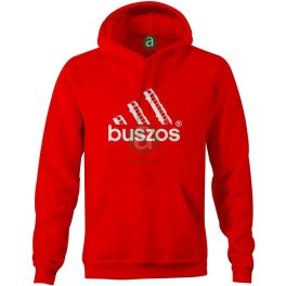 Buszos kapucnis pulóver