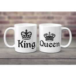 King   Queens páros bögre bögre