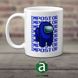 Impostor kék - Among Us bögre