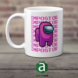 Impostor pink - Among Us bögre