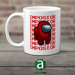 Impostor piros - Among Us bögre