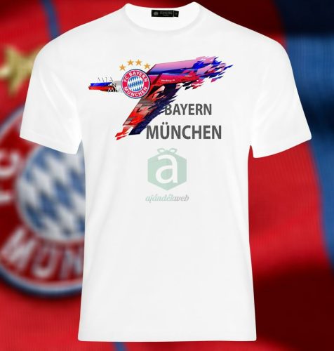 Bayern München M-es szürke férfi póló