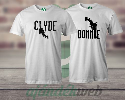 Bonnie & Clyde páros pólók
