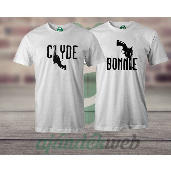 Bonnie & Clyde páros pólók