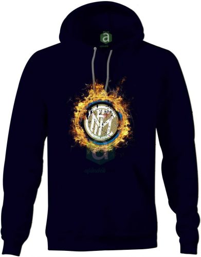 FC Internazionale fire XXL-es sötétkék kapucnis pulóver