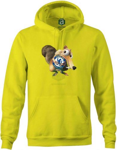 Chelsea  motkány kapucnis pulóver