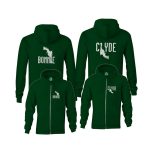 Bonnie Clyde páros zippzáras kapucnis pulóver