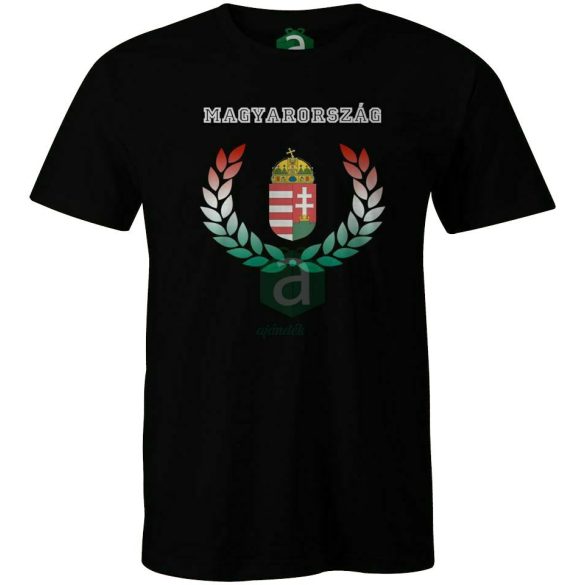 Magyarország nemzeti színű babércímeres póló