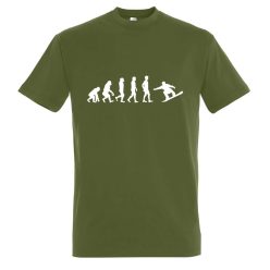 Snowboard evolúció póló