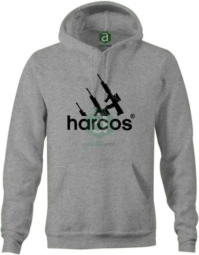 Harcos kapucnis pulóver