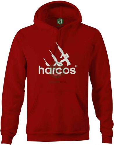 Harcos kapucnis pulóver